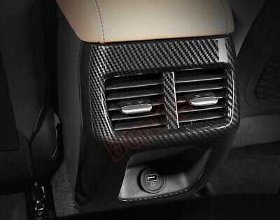 FOR Hyundai Sonata DN8 2020-21 carbon  Armrest Box Rear Air Vent Outlet Trim 1X 