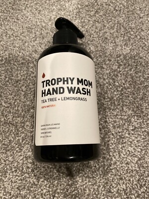 Trophy Mom Hand Wash Tea Tree + Lemongrass 8oz | New W/ Fast Shipping!