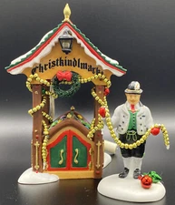 Dept 56 Alpine Village Christmas Market ~ The Ornament Booth #804441 ~  IN BOX