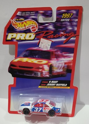 1997 Hot Wheels K-Mart Pro Racing Car #37 Ford Thunderbird Jeremy Mayfield