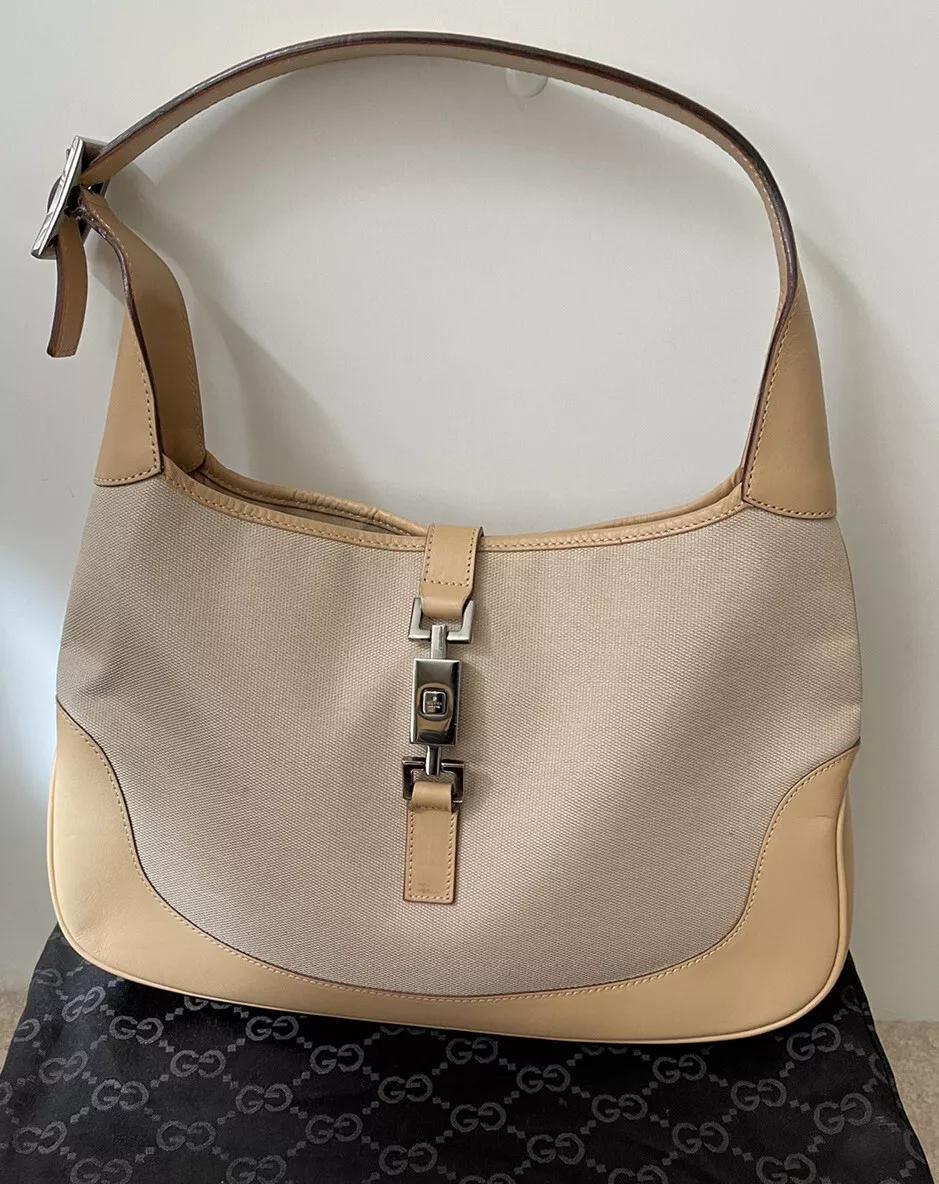 apologize engineering Splendor Vintage GUCCI Jackie O Hobo GG Beige Canvas Leather Medium Shoulder Handbag | eBay apologize engineering Splendor Vintage GUCCI Jackie O Hobo GG Beige Canvas Leather Medium Shoulder Handbag | eBay
