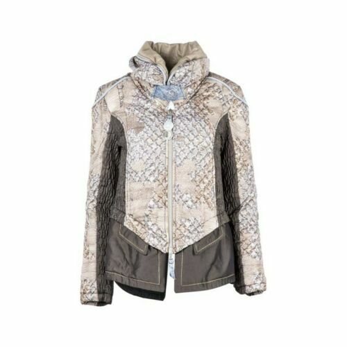 Veste Longue Manteau Beige Effet Vieilli Elisa Cavaletti Taille L 40 - Occasion TB
