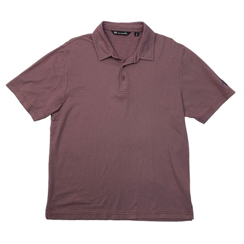 Travis Mathew Poloshirt Herren M mittelgestreift Pima Baumwolle sieben Schluchten Sedona