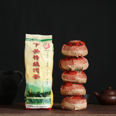 Xiaguan Te Ji Tuo Cha * 2007 Yr Premium Grade Pu-erh Tea Puer Raw Green Tea 500g