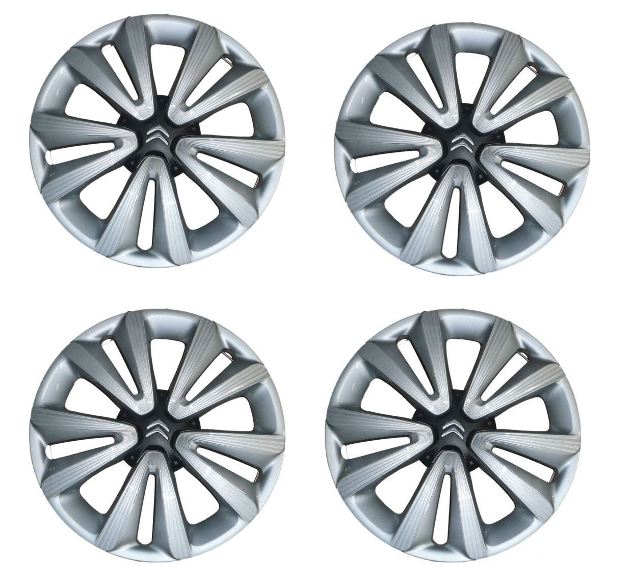 Enjoliveur de roue 16 pouces Citroën C3 II, kit 4 enjoliveurs neufs d'origine 5416.S1