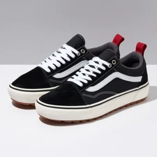 Vans Suede Old Skool MTE-1 Skate Shoes Sneakers Black/White VN0A5I12Y28 US 4-11