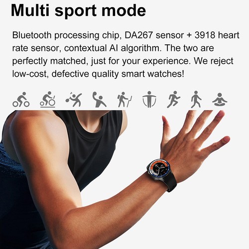 2025 Smart Watch Answer/Make Call Waterproof for Android iPhone 1.43" Screen - Picture 11 of 28