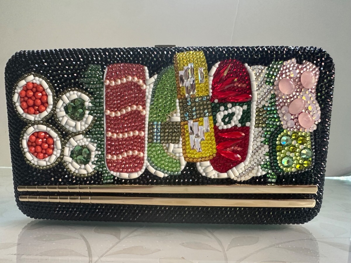 $4495 NEW JUDITH LEIBER x Kardashian KOURTNEY'S SUSHI TRAY