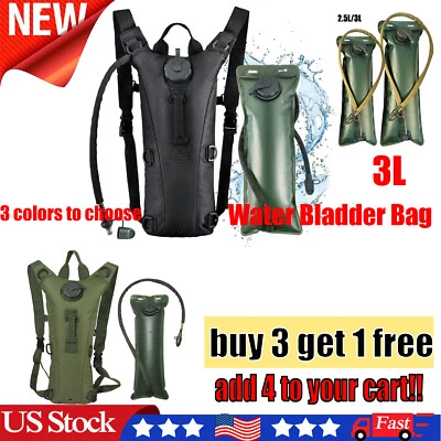 TSUINZ 3L Hydration Pack with Water Bladder - Tactical Backpack for Hiking, Camping