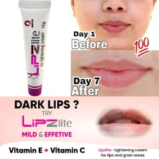 Lipzlite_Lip Lightening & Brightening cream - Pack of 1 Free Shipping