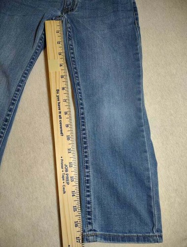 Girl's Levi's 501 Slim Jean with Adjustable Waist Size 5 Regular - Picture 3 of 9