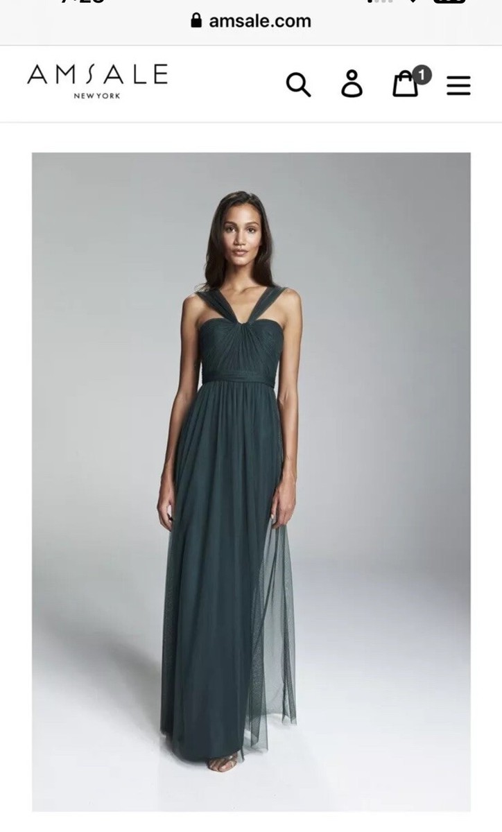 Amsale Aisha Bridesmaid Dress | eBay