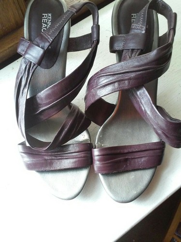 Kenneth Cole Reaction Women Strappy Sandal Heeled, Brown, Size 8.5 - Picture 5 of 6