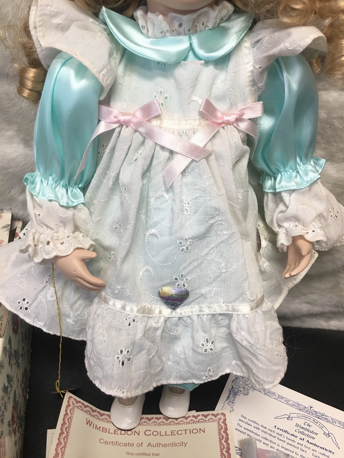 Gustave Wolff Wimbledon collection dolls "Larkin” 253/600 COA Orig Box