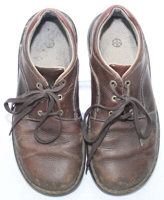 Vintage Dr. Martens 11194 Brown Pebbled Leather Oxford Shoes  display picture 1