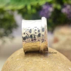 Lovely Hammered Band 925 Sterling Silver Christmas Gift All Size