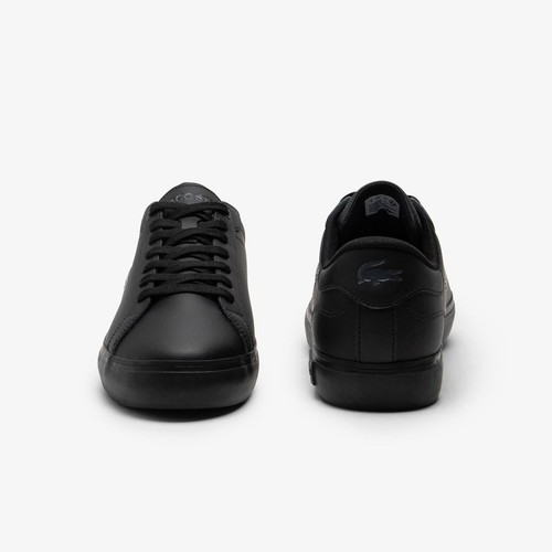 Lacoste Powercourt Trainers Black - Picture 6 of 7