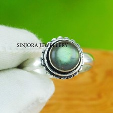 Labradorite Gemstone 925 sterling silver handmade Gift Ring US size 5 to 13