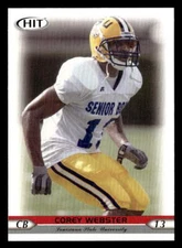 Corey Webster 2005 SAGE HIT  Card #32 LSU Tigers