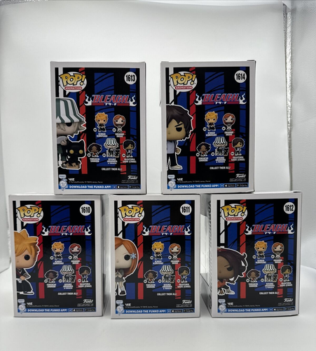 Funko Pop! Animation Breach Serie.4 5-teiliges Set mit Protektoren Ichigo Kisuke Yasuto - Bild 4 von 13