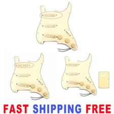 Loaded Pickguard Alnico V SSS Pickup Back Plate Sets for Stratocaster ST Strat