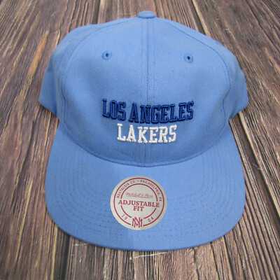 Mitchell Ness NEW Mens Los Angeles Lakers Blue Hat Snapback NBA