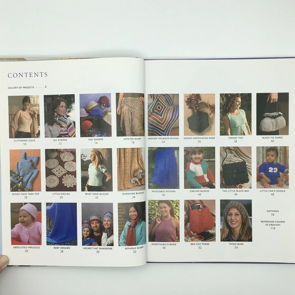24-Hour Crochet Projects ☆ By Rita Weiss ☆ Scarf ☆ Hats ☆ Purse ☆ Afghan ☆ HC - Image 4 of 4