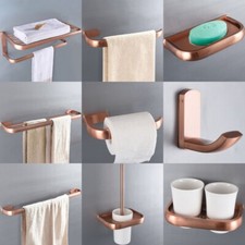 Antique Copper Bathroom Hardware Set Bath Accessories Towel Bar Ring Holder