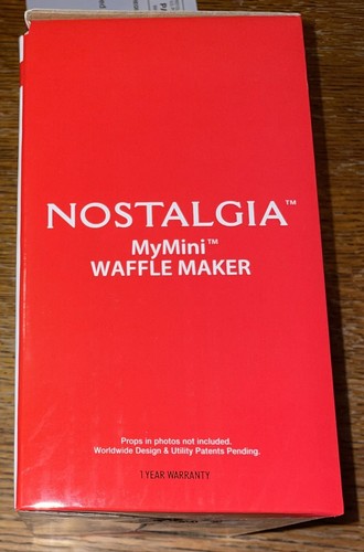 Nostalgia MWF5AQ MyMini Personal Electric Waffle Maker, Hash browns, French Toas - Bild 8 von 9