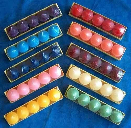 120 Votivkerzen Duftkerzen ca 10 verschiedene Düfte und Farben - Bild 3 von 4