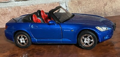 Honda S2000 Convertible blue Car SCALE 1:24 SCALE BRAND NEW | eBay