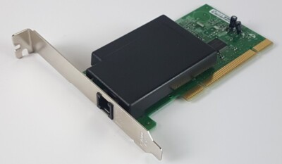 LiteOn F-1156I S3A Smartlink SL1900 PCI RJ11C Modem Data Fax Adapter Card Karte