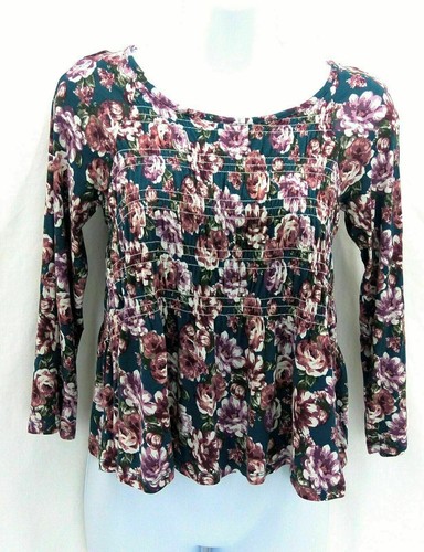Weavers Girl Girls Multi Colored Floral Top Size Large - Picture 5 of 12