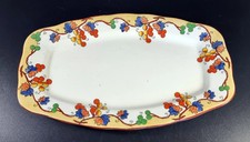Vintage Bisto England Long Serving Plate Hand painted R N:732553 