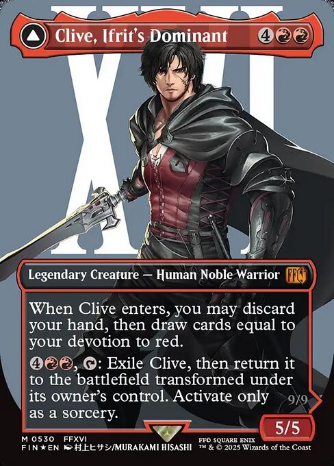 MTG イフリート/Ifrit【Foil】 MTG FOIL Clive, Ifrit's Dominant English | eBay