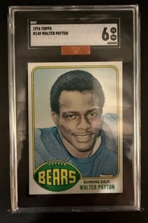 1976 Topps Walter Payton RC #148 SGC 6 MBA Superior Eye Appeal w/ COMPLETE SET