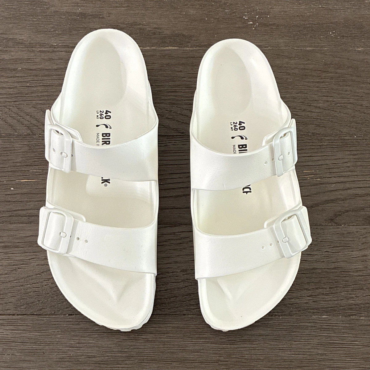 Birkenstock Arizona サンダル ホワイト 40 Birkenstock Arizona White Sandals for Women for sale | eBay