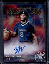 Ziaire Williams 2021-22 Panini NBA Hoops #RI-ZW Rookie Ink