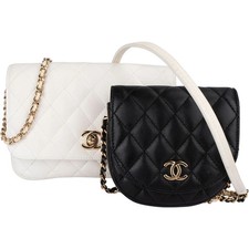 Chanel   Side Packs Single Flap Adjustable Du...