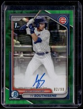 2024 Bowman Draft  Ty Southisene Chrome Autographs Green Lava Refractor /99