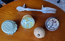 Lot of 5 - Door Drawer Knobs Pulls Decorative Set