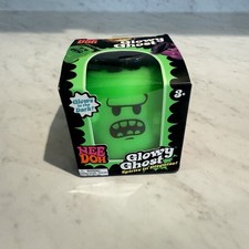 Nee Doh Glowy Ghost Glow-in-the-Dark Squeeze Fidget Toy Green Vampire