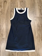 Abercrombie & Fitch Traveler Dress Blue White Contrast Activewear Romper S