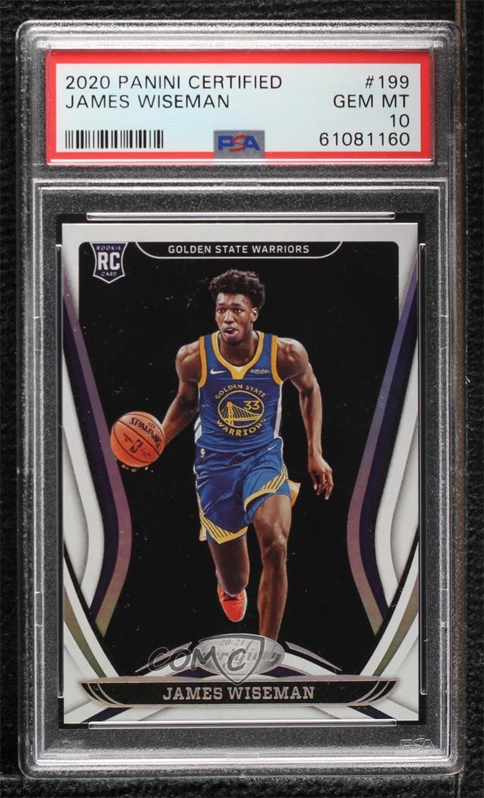 2020 Panini PANINI CERTIFIED #199 James Wiseman front
