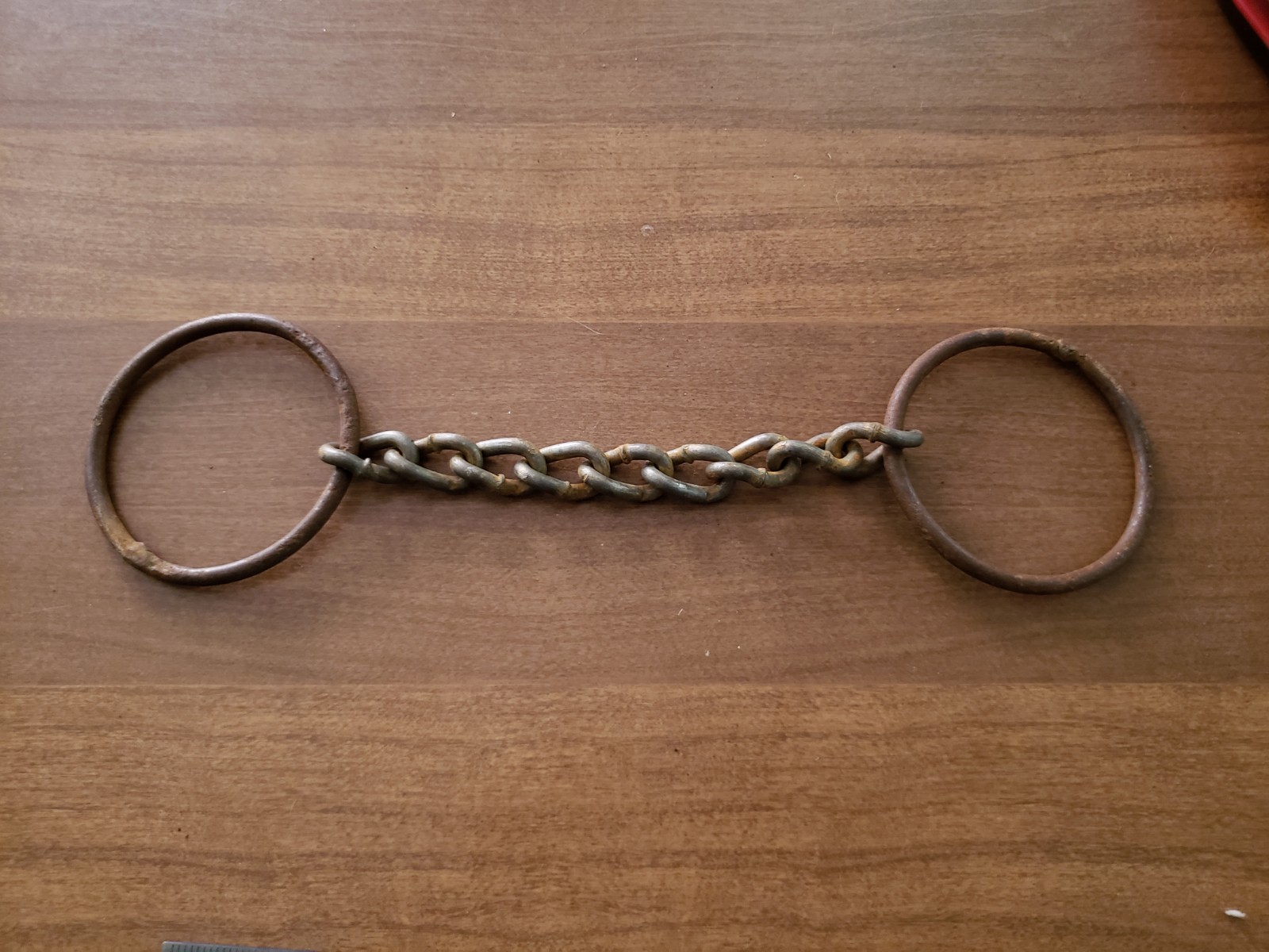 Vintage 5.75" Chain Snaffle Bit Horse English Western Tack 