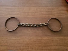 Vintage 5.75" Chain Snaffle Bit Horse English Western Tack 