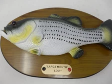 Large Mouth Lou Singing 12” Novelty #30321 Tested Working