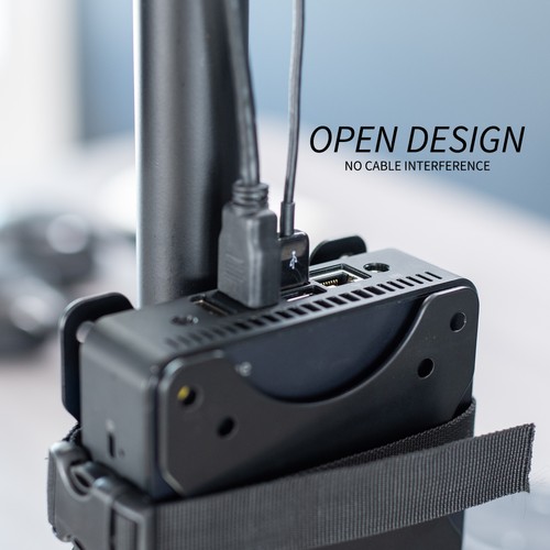 VIVO Adjustable Thin Client Mount Bracket Under Desk Mini PC Computer Holder - Picture 5 of 8