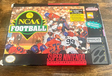  NCAA Football Super Nintendo SNES 1994 NTSC-U/C w/ Manual