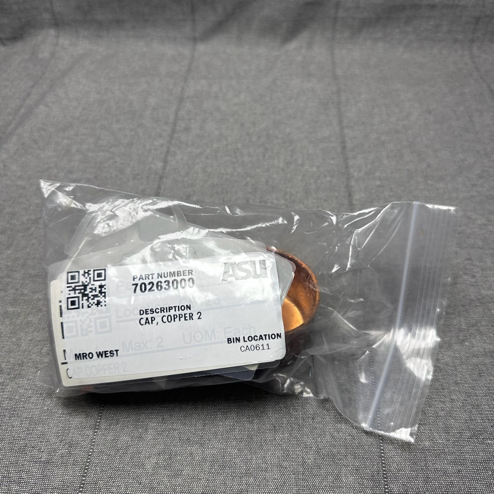 Copper Pipe Caps Fittings Lot 2 Cap Copper 2 Part 70263000 Plumbing Hardware